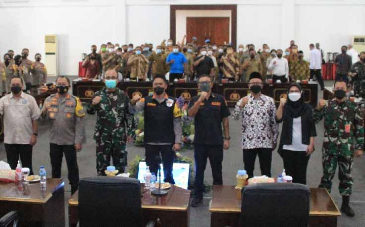 Rapat koordinasi pengamanan Nataru di Surabaya
