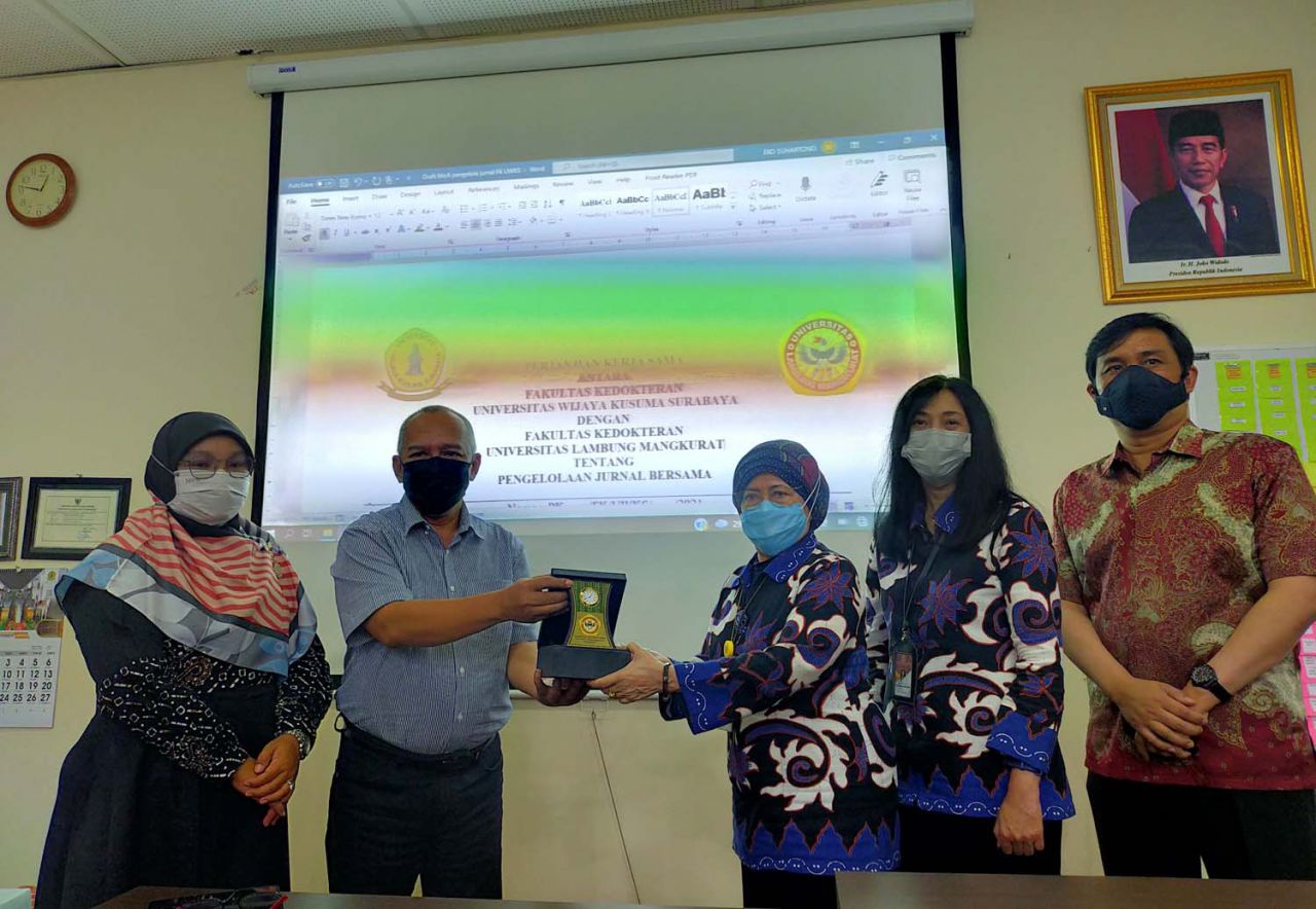 Fakultas Kedokteran UWK Surabaya jalin kerjasama dengan ULM Banjarmasin