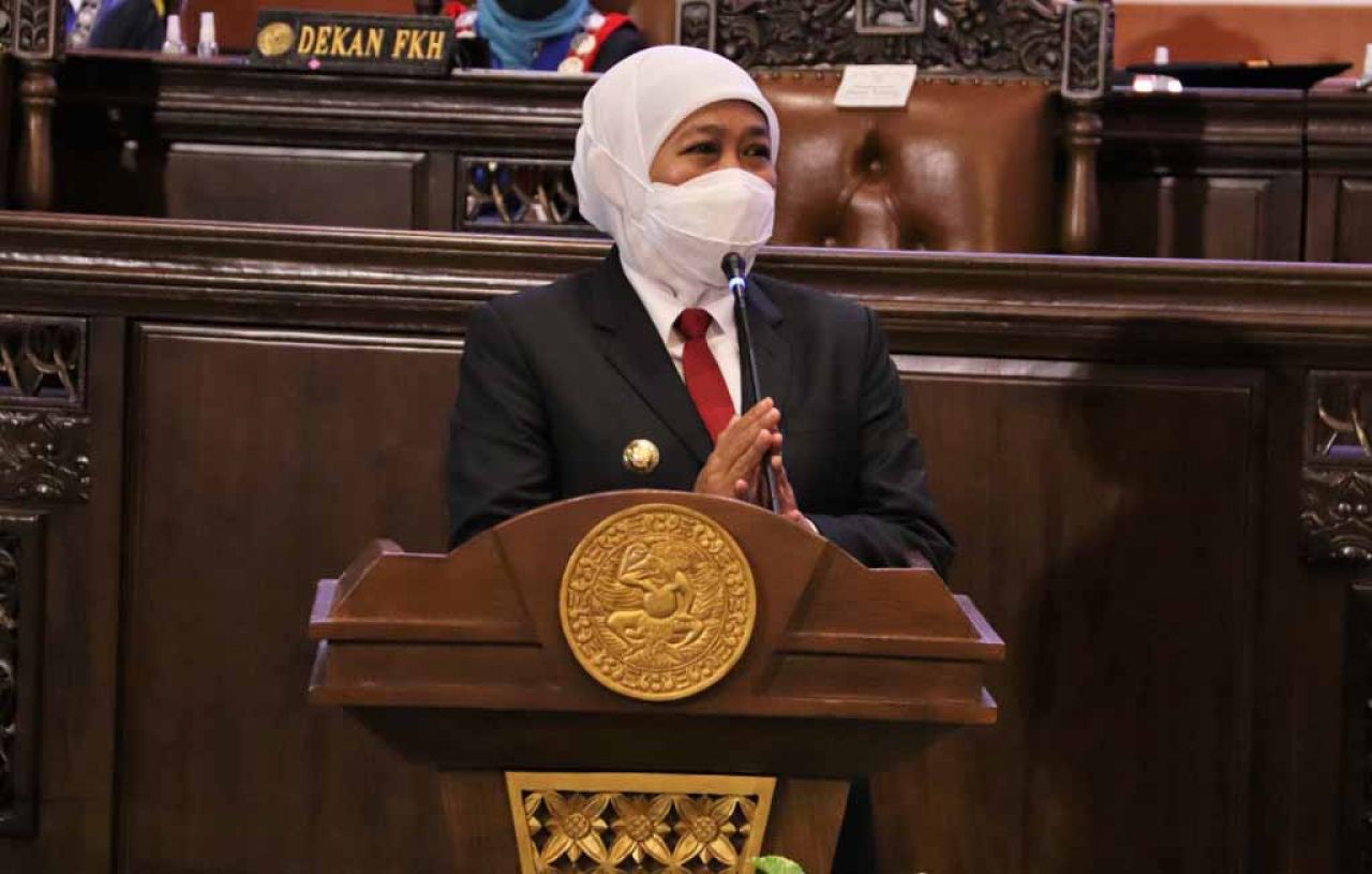 Khofifah Sebut Siap Jadi Relawan Pertama Disuntik Vaksin Merah Putih