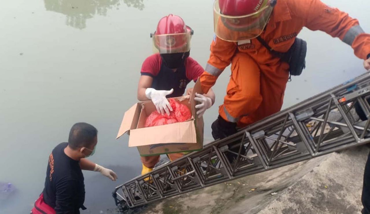 Mayat Bayi dengan Wajah Rusak Ditemukan di Sungai Asemrowo, Surabaya