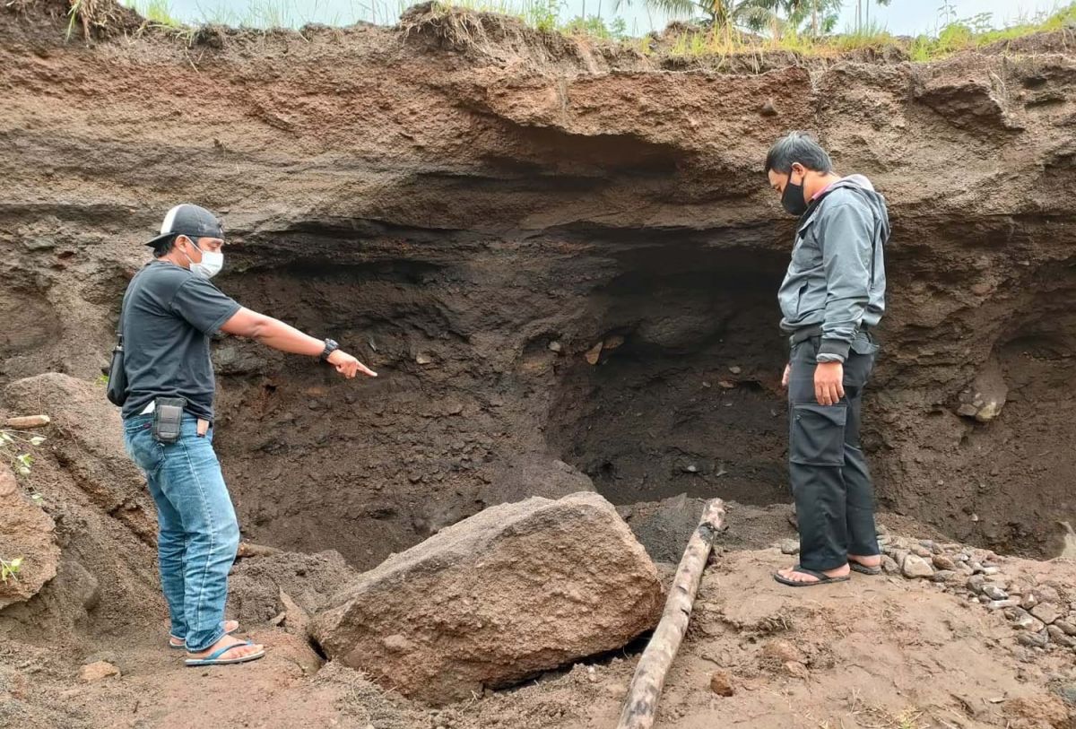 Lokasi tewasnya pekerja tambang pasir di Banyuwangi