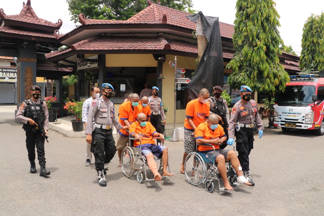 Pelaku curat lintas provinsi diringkus Polres Ponorogo.