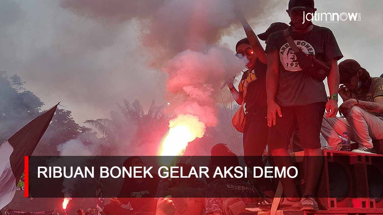 Video: Ribuan Bonek Gelar Aksi Demo