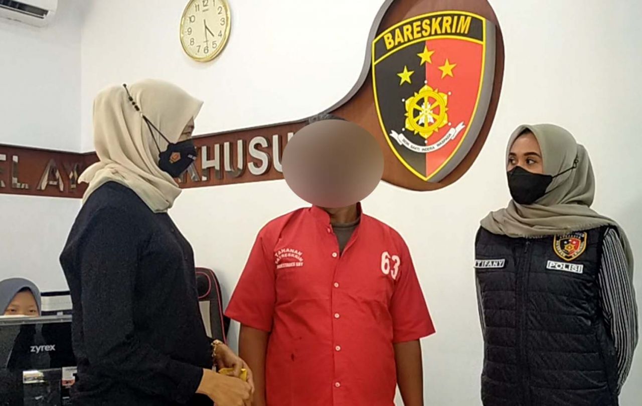 Tukang becak yang setubuhi remaja disabilitas diamankan Unit PPA Satreskrim Polrestabes Surabaya