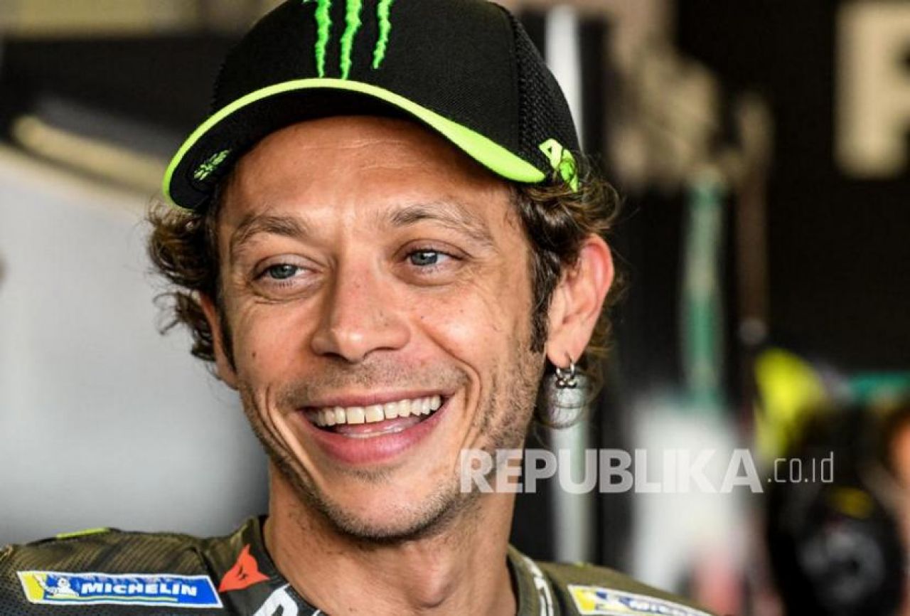 Valentino Rossi akan mengakhiri kariernya di MotoGP (Foto: EPA-EFE/CLAUDIO GIOVANNINI via Republika)