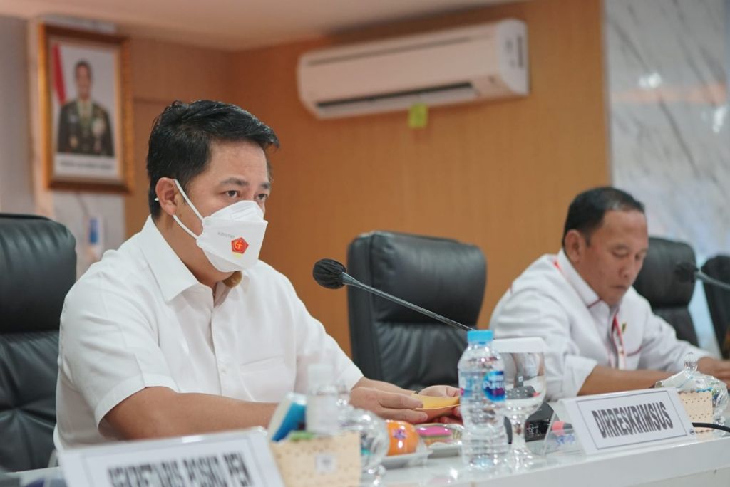 Satgas PEN Polri saat melakukan asistensi di Polda Jatim