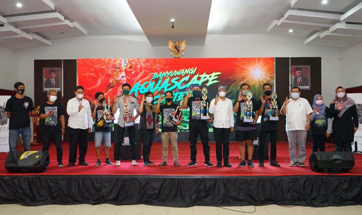 Para pemenang Banyuwangi Aquascape Contest