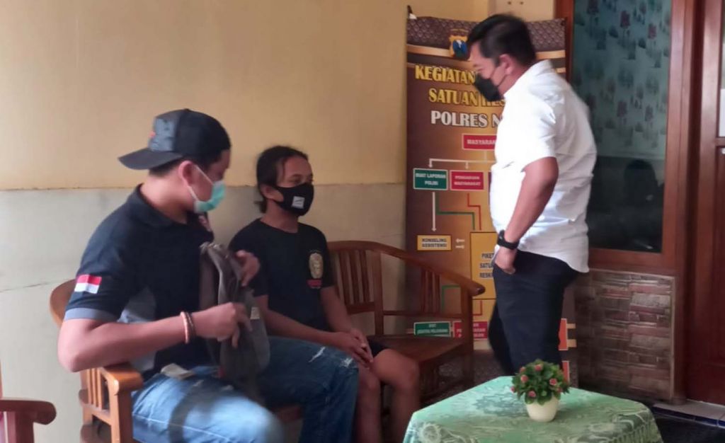 Bapak yang cabuli anak tiri diamankan di Mapolres Ngawi