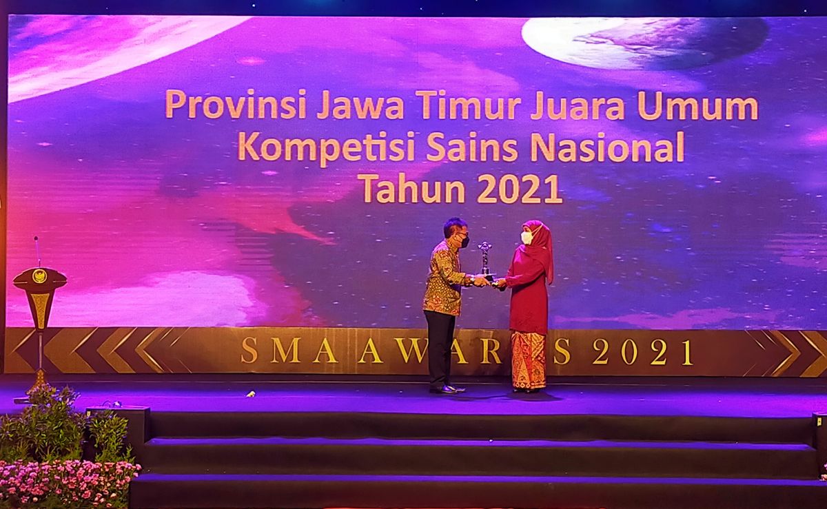 Penutupan SMA Award 2021 digelar di Shangri-La Hotel, Surabaya (Foto: Farizal Tito/jatimnow.com)