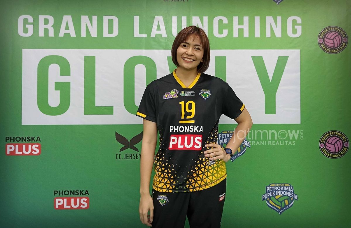 Kapten Voli Putri Petrokimia Pupuk Indonesia Khalisa Azilia Rahma (Foto: Sahlul Fahmi/jatimnow.com)