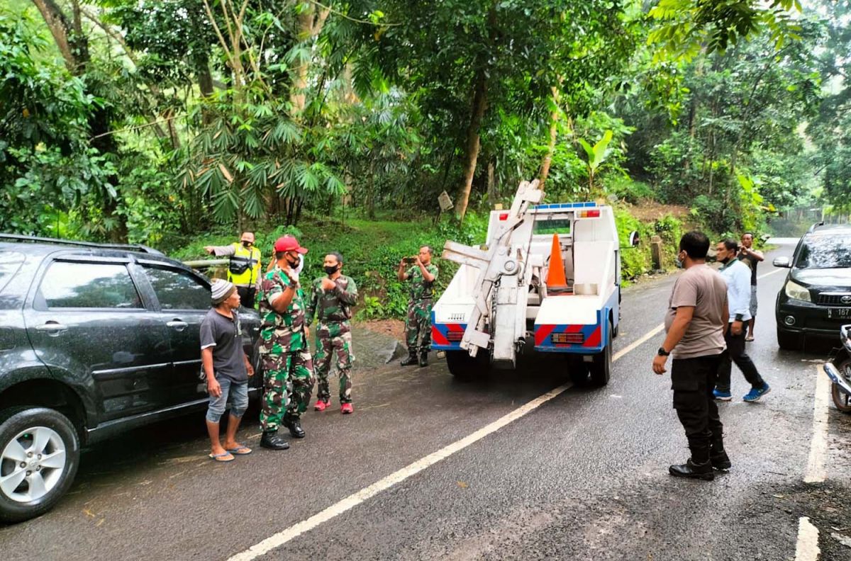 Mobil Tertimpa Batang Pohon di Mojokerto, Satu Orang Tewas