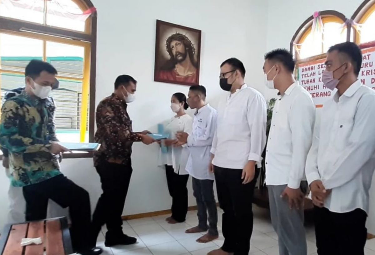 Dapat Remisi Khusus, Seorang Napi Rutan Kelas II B Gresik Dinyatakan Bebas