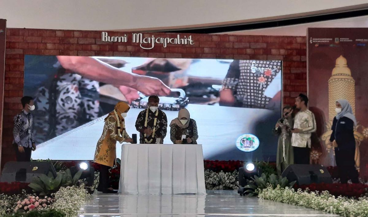 Pembukaan Expo Hasil Inkubasi UMKM dan Koperasi Kota Mojokerto 2021