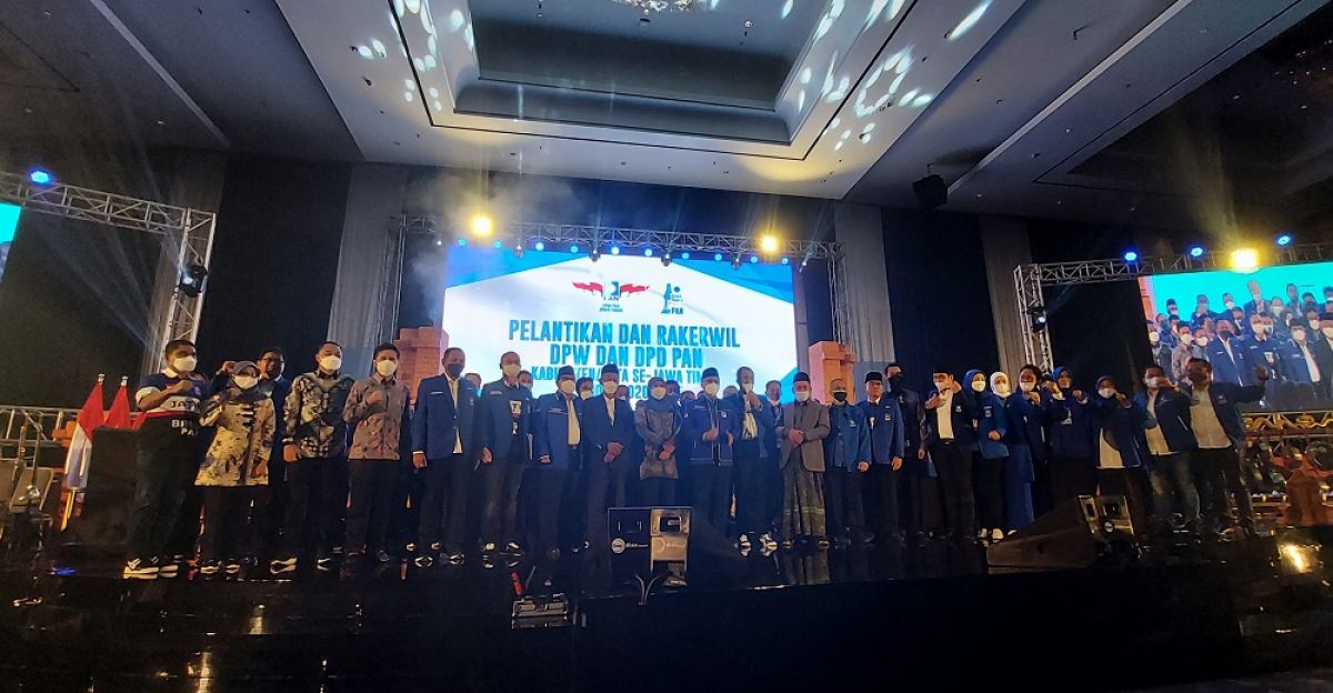 Pelantikan DPW dan DPD PAN se-Jatim di Hotel Westin Surabaya. (Foto: Niam Kurniawan)