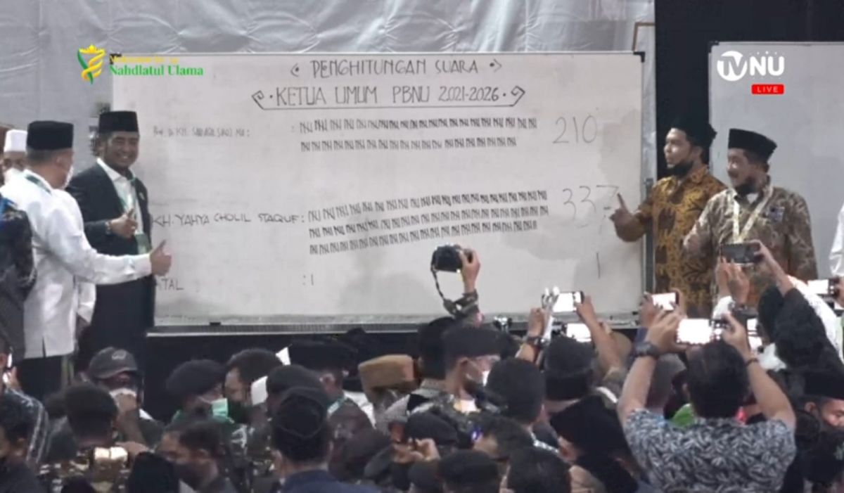 KH Yahya Cholil Staquf Terpilih Jadi Ketum PBNU 2021-2026