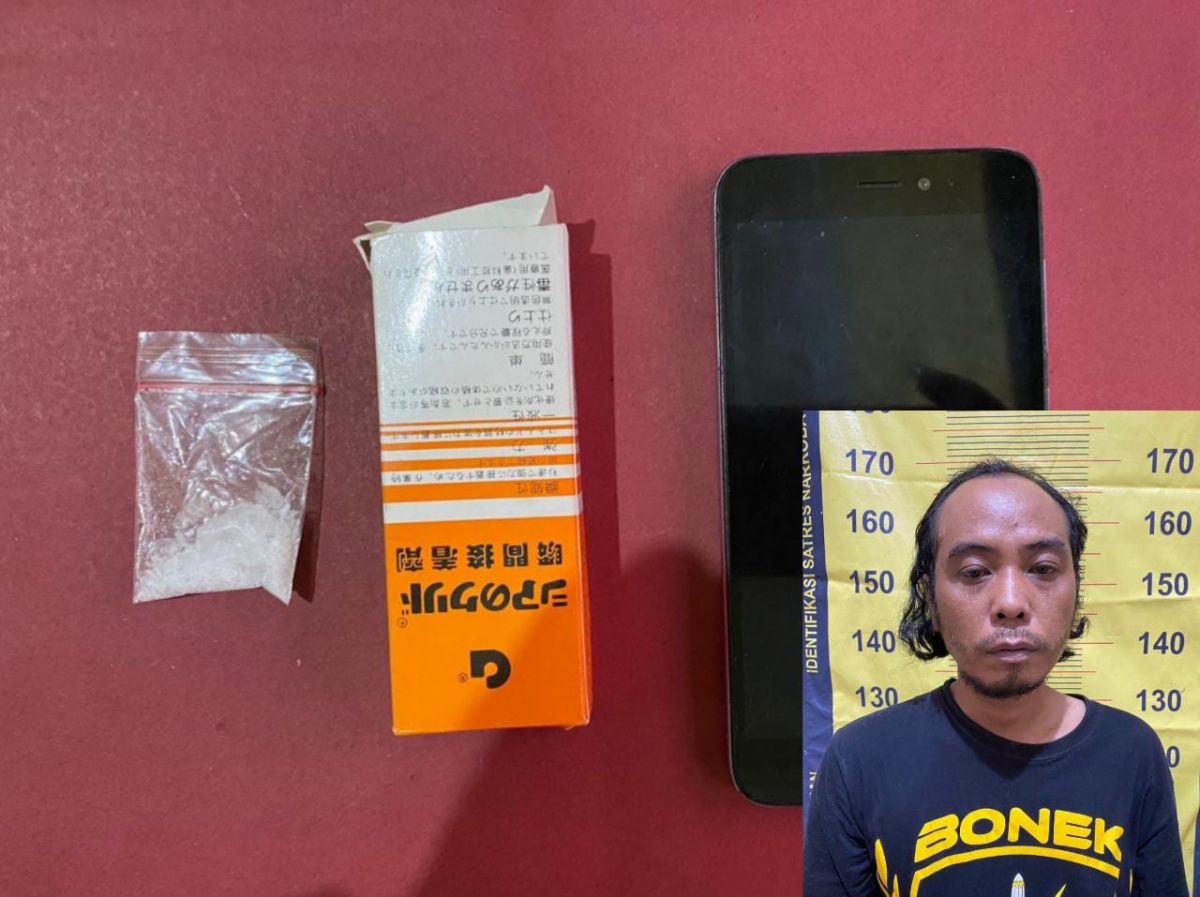 Residivis kasus narkotika kembali dibekuk Polres Pasuruan. (Foto: dok Polres Pasuruan)
