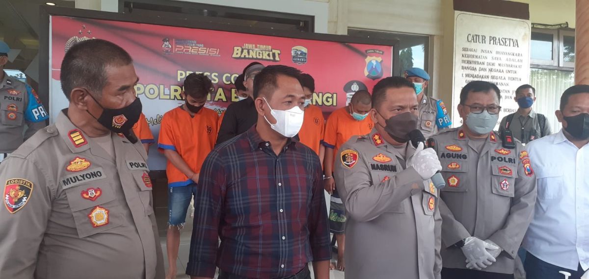 Enam Orang Sindikat Curanmor di Banyuwangi Diringkus, 1 Pelaku di Bawah Umur