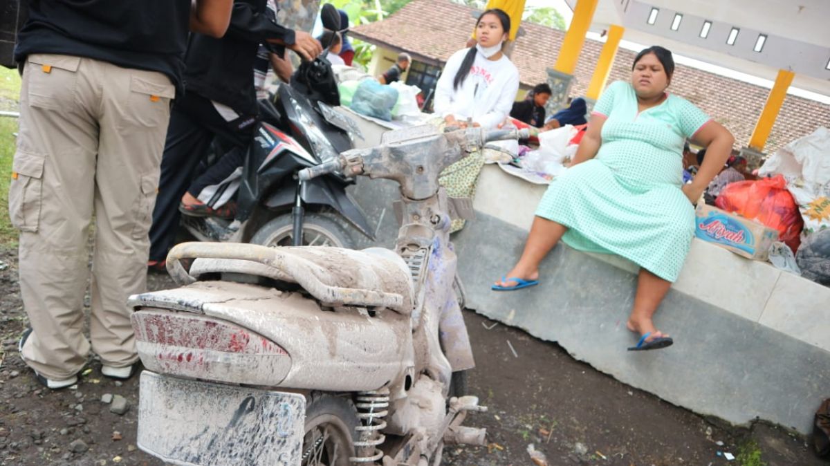 Suasana di pengungsian terdampak Erupsi Merapi. (Foto: Mahfud Hidayatullah))