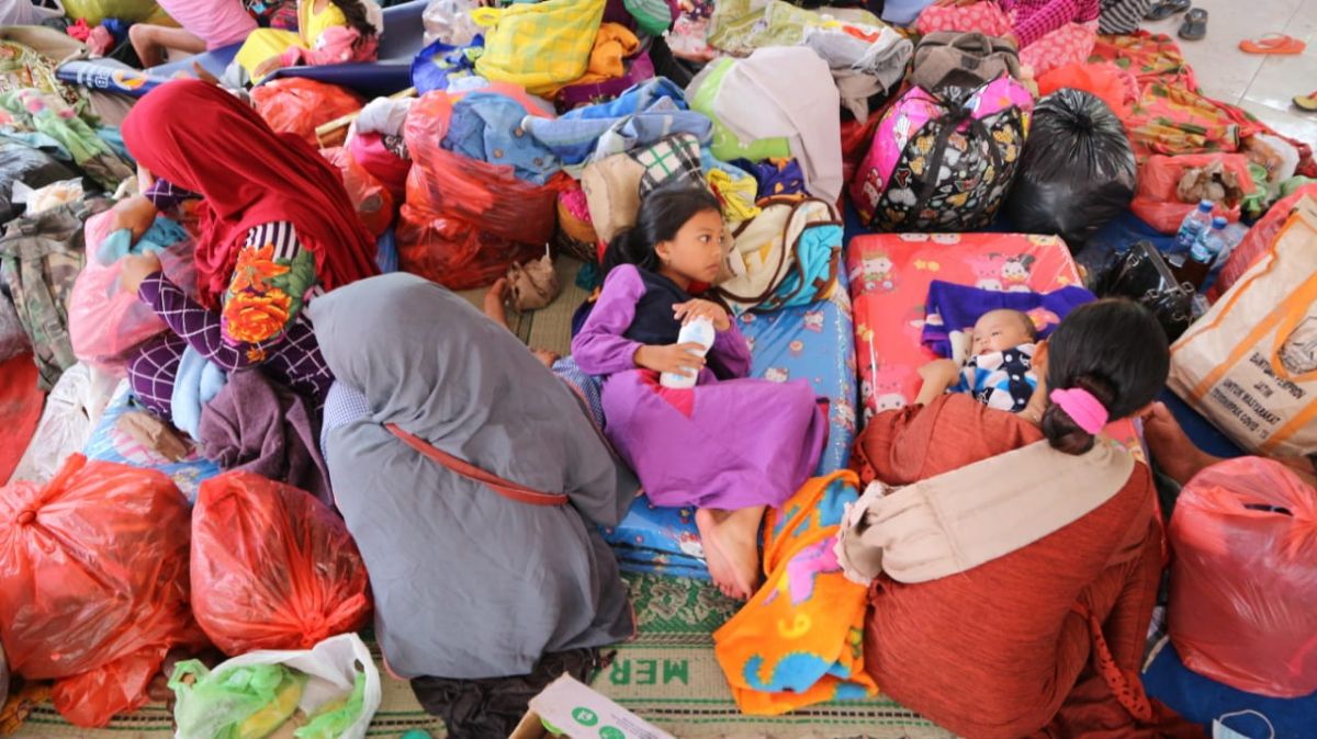 Data BNPB, Korban Erupsi Gunung Semeru yang Mengungsi 9.374 Jiwa