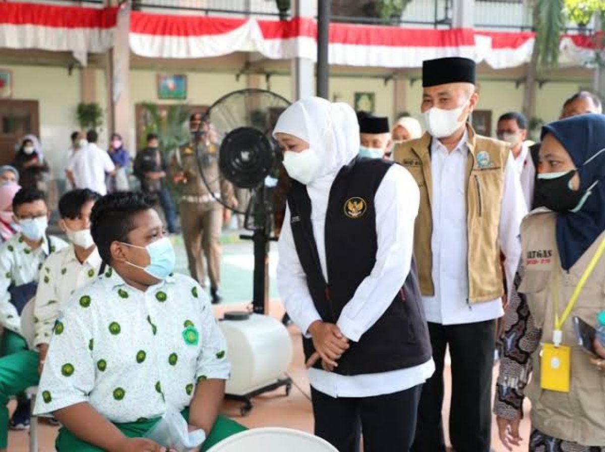 Pemprov Jatim menggelar vaksinasi bagi anak usia 6-11 tahun, besok. (Foto: dok Pemprov Jatim/jatimnow.com)