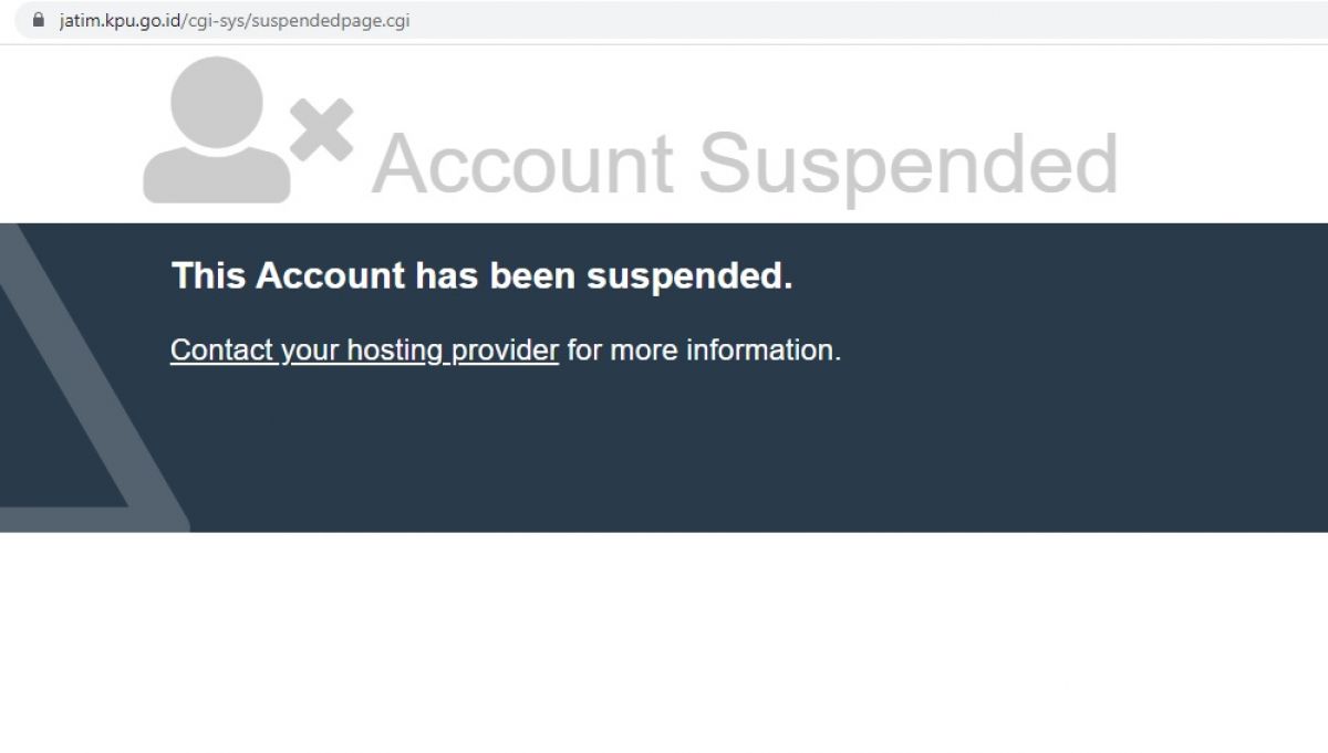 Tangkapan layar website KPU Jatim.