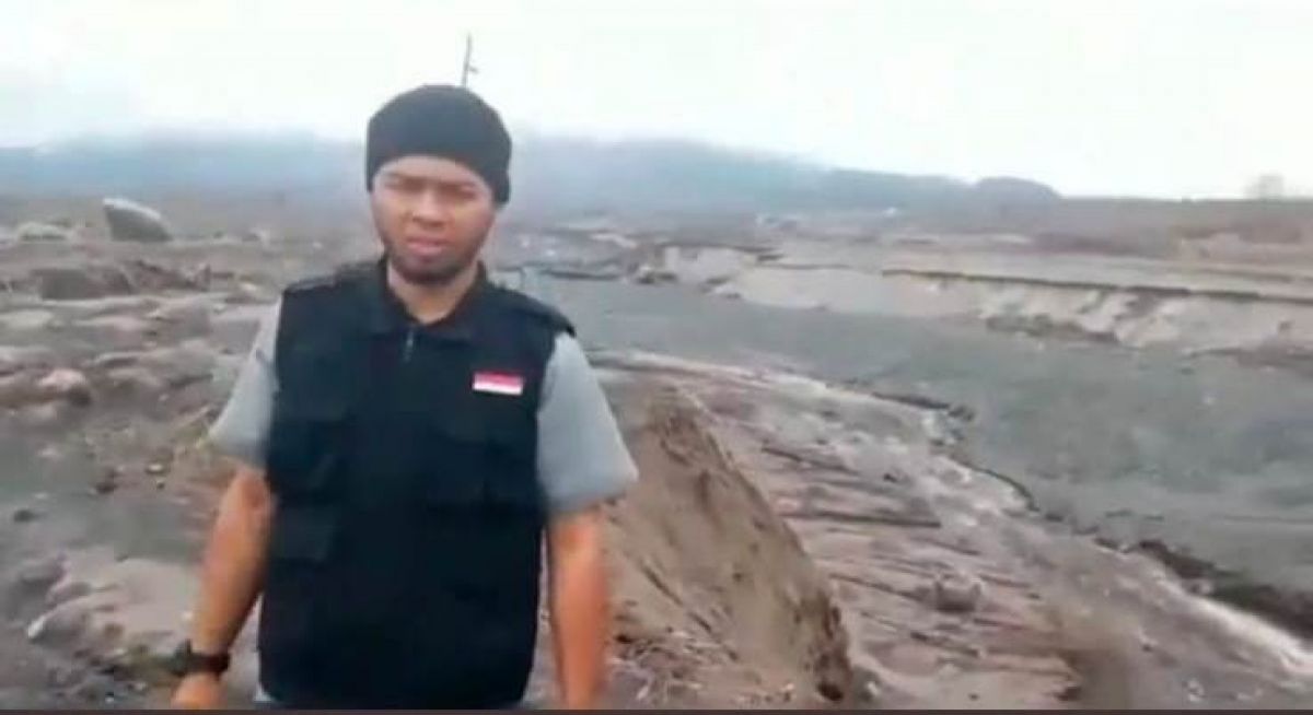 Tangkapan layar video aksi intoleran di Desa Supiturang, Pronojiwo, Lumajang atau kawasan Semeru.