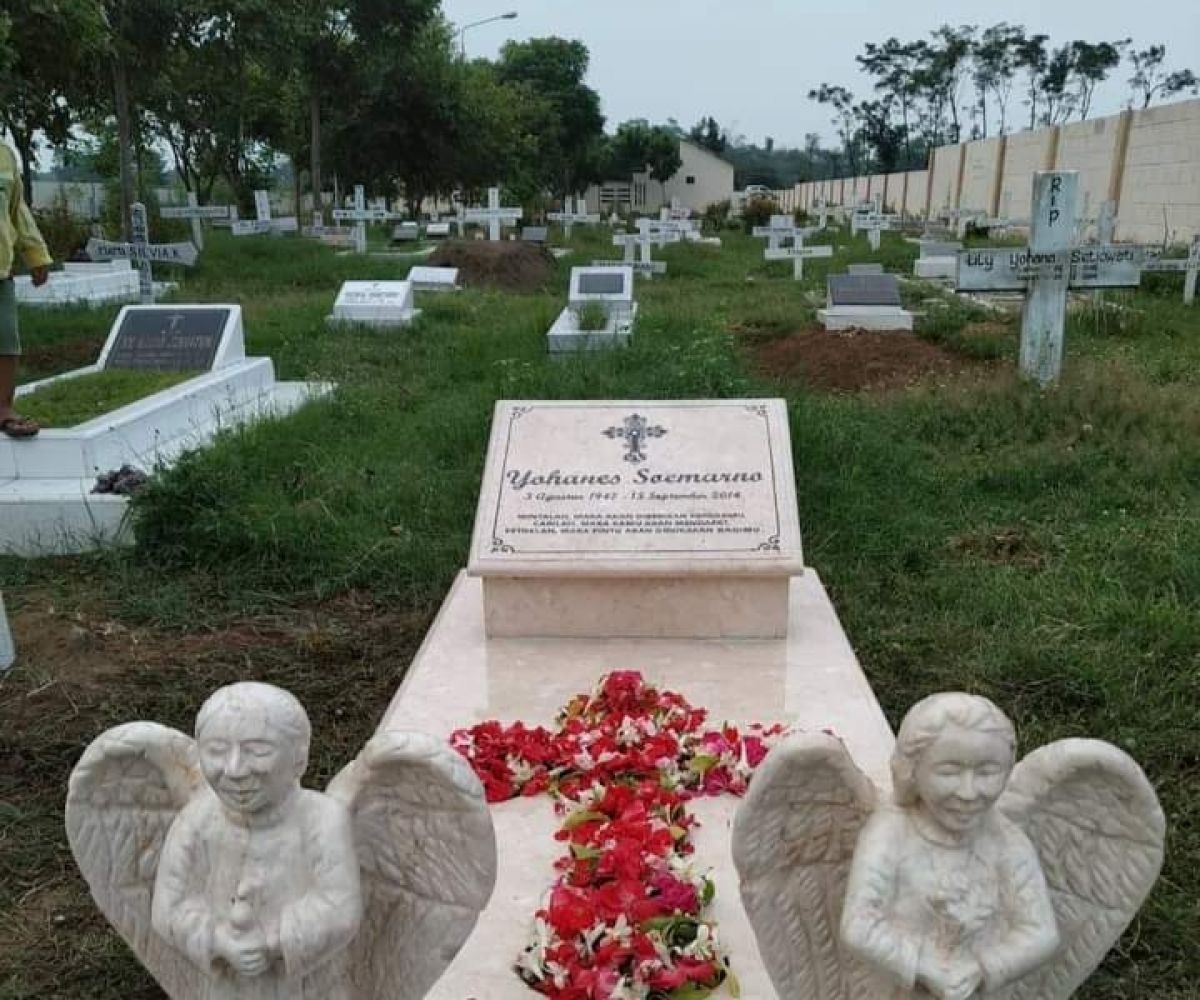 Makam kristiani di Kota Batu. (Foto: BKSG for jatimnow.com)