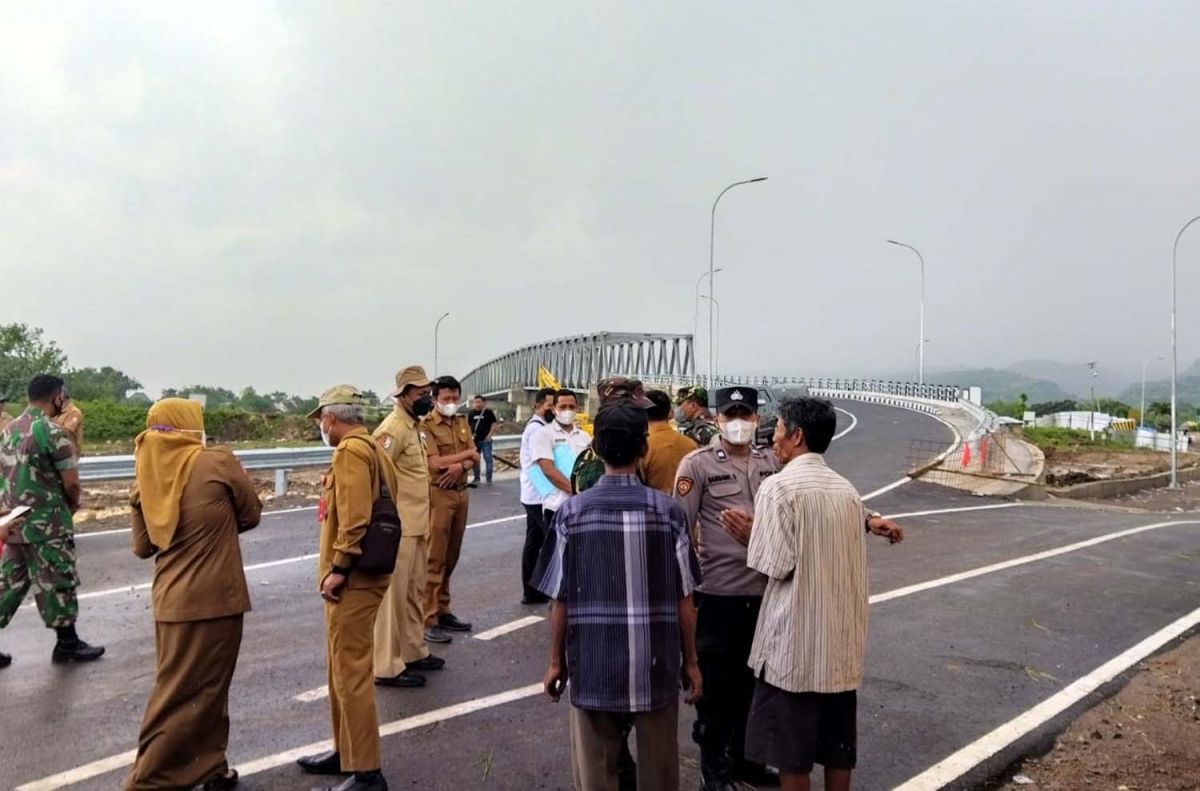 Penampakan Jembatan Kare penghubung Bojonegoro-Tuban (Foto: Ni'am Kurniawan/jatimnow.com)