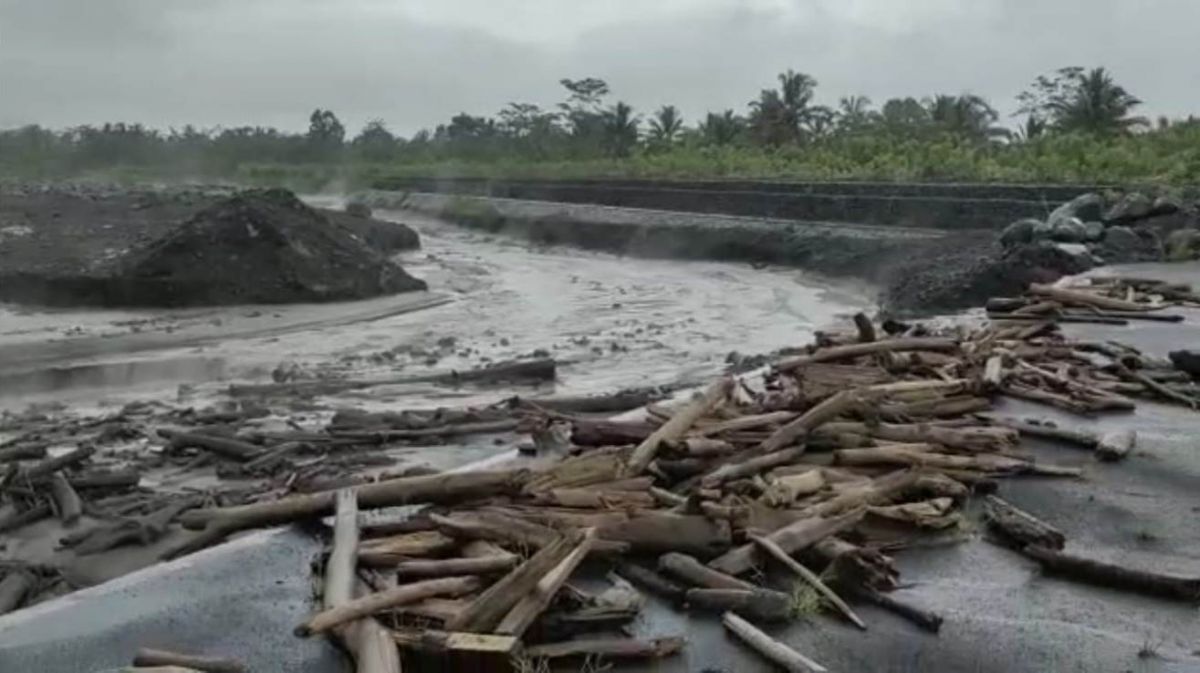 Lahar dingin Gunung Semeru. (Foto: Dok. jatimnow.com)