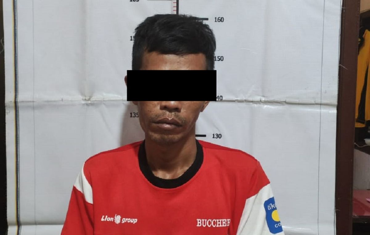 Mas'ud (37), warga Jalan Wonokusumo Jaya Tengah Gang 7 No. 23, Surabaya. (Foto: Polsek Semampir)