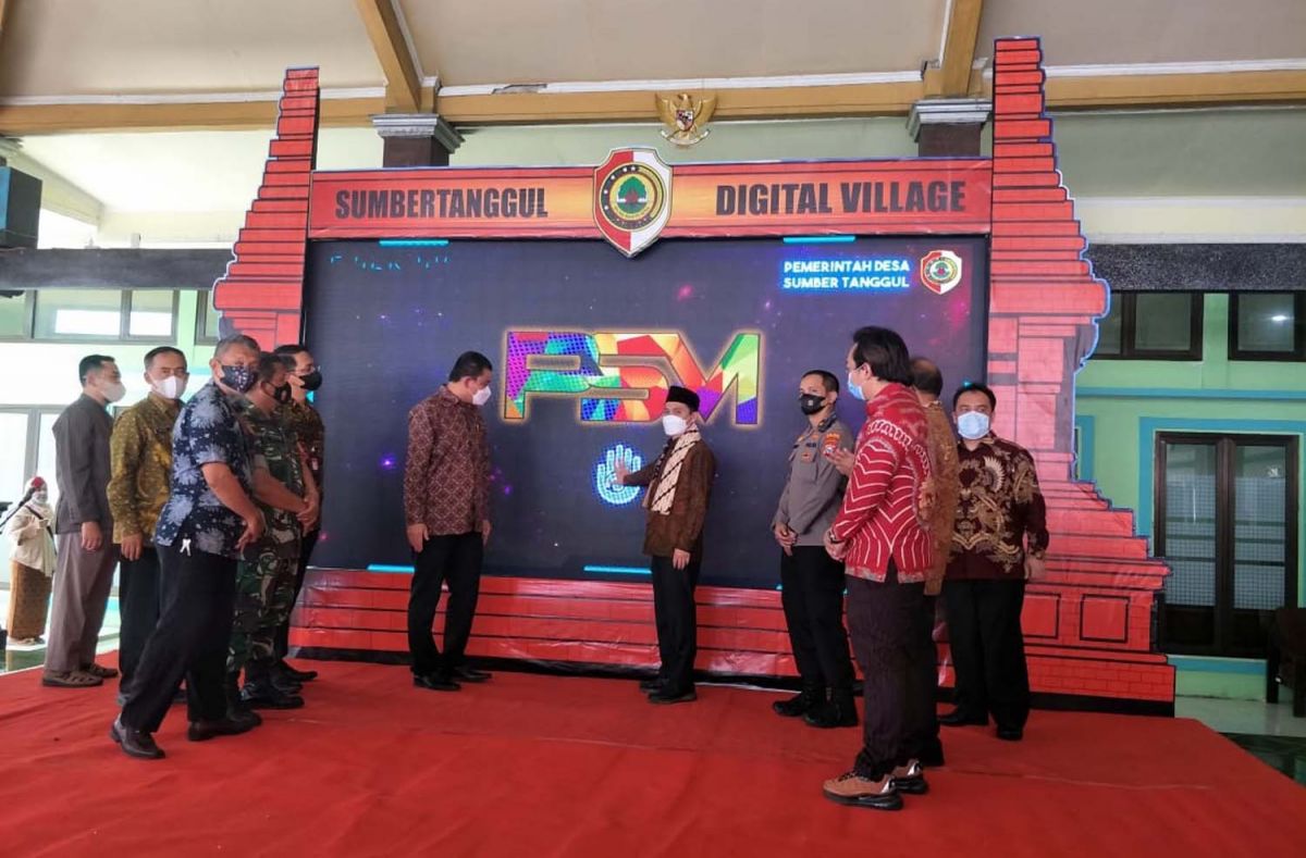 Peresmian desa digital di Kabupaten Mojokerto (Foto: Bowo for jatimnow.com)