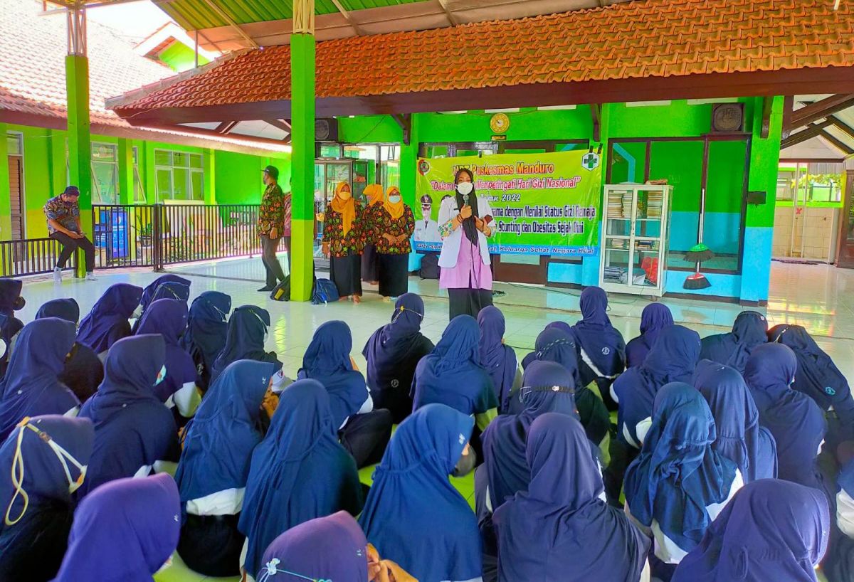 Cara Puskesmas Manduro Mojokerto Peringati Hari Gizi Nasional 2022