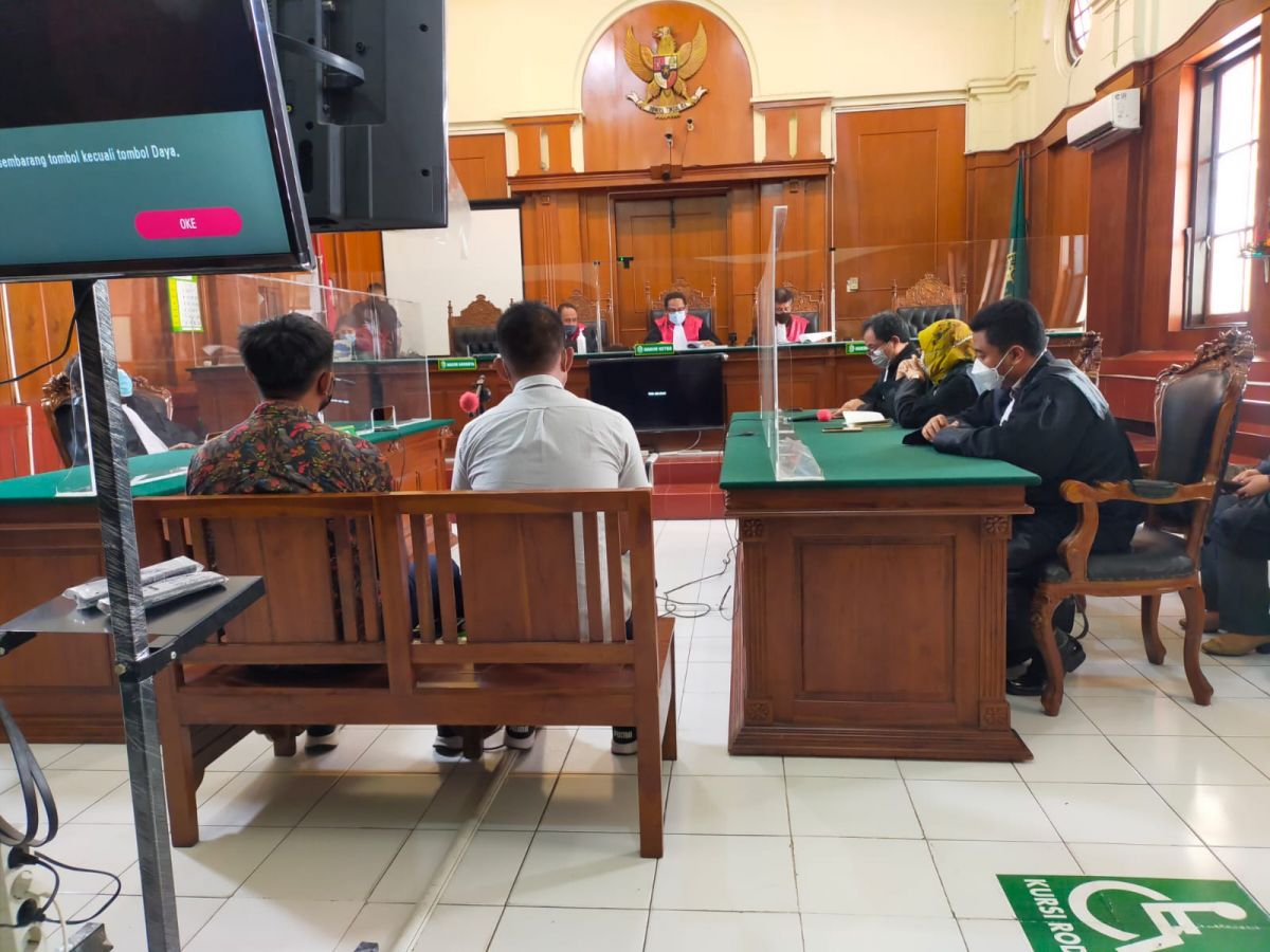 Sidang penganiayaan jurnalis Tempo Nurhadi. (Foto: Zain Ahmad/jatimnow.com)