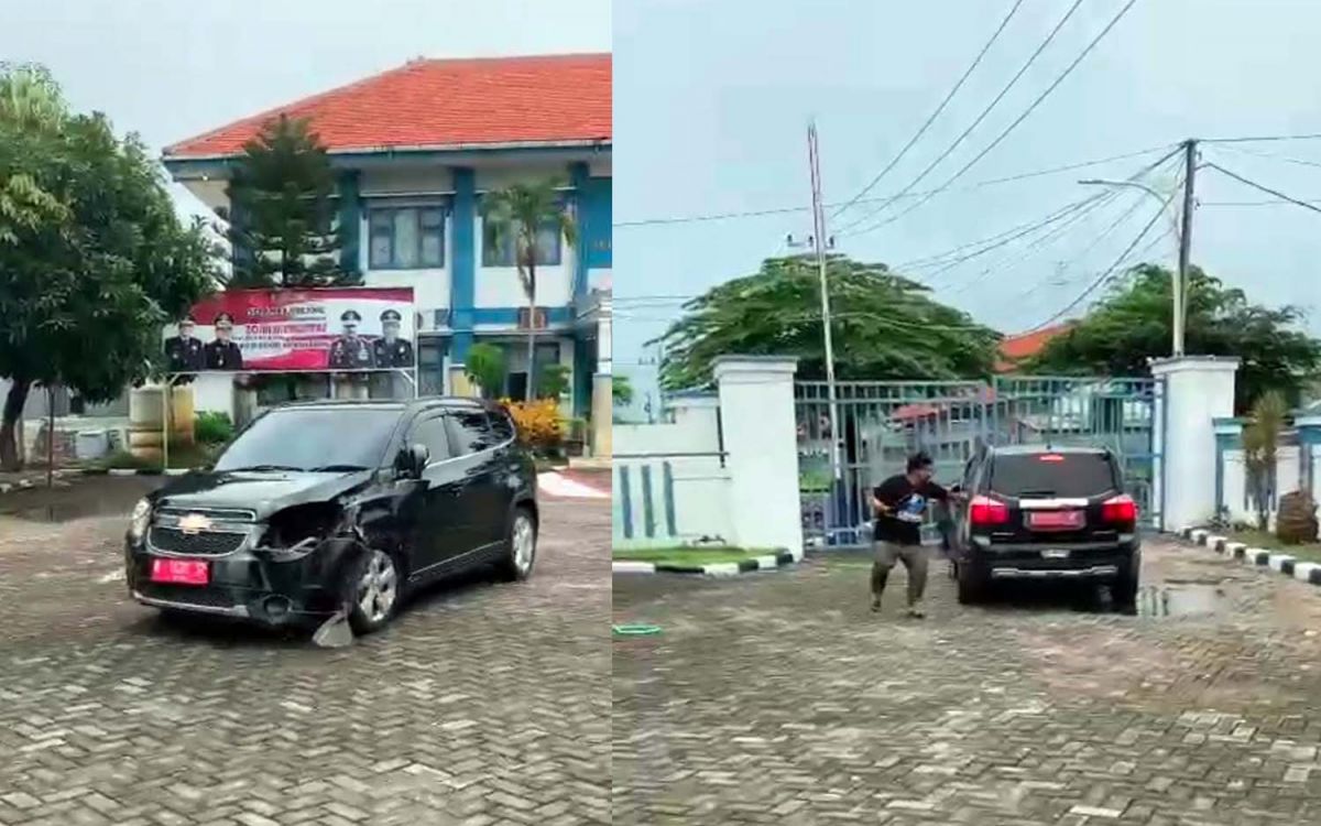 Detik-detik kaburnya WN Palestina dari Rudenim Surabaya di Pasuruan (Foto: Tangkapan layar video yang beredar)