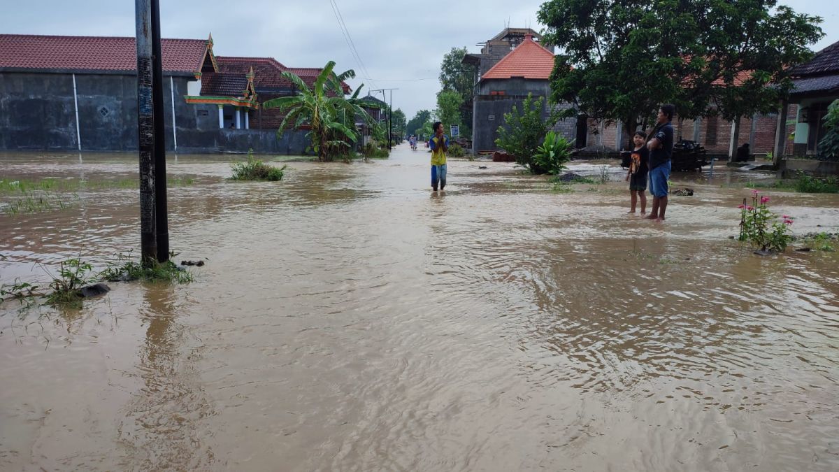 Sungai Tak Mampu Tampung Air Hujan, Beberapa Wilayah di Ponorogo Terendam Banjir