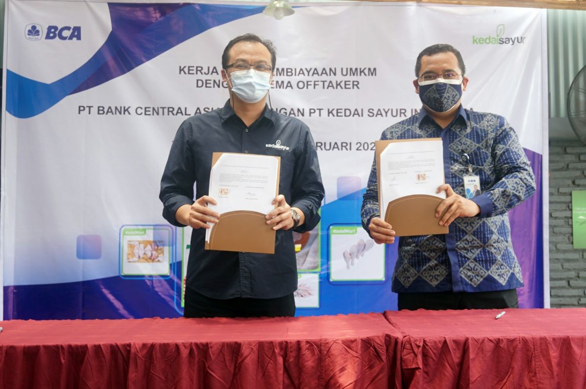 Akselerasi Ekosistem Digital Pertanian, BCA Gandeng Kedai Sayur