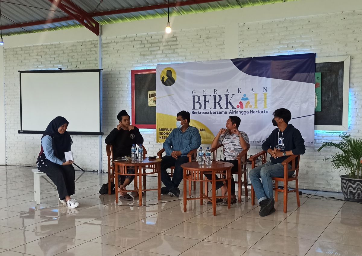 Dukung Airlangga Capres 2024, Gerakan Berkah Gelar Talkshow di Ponorogo