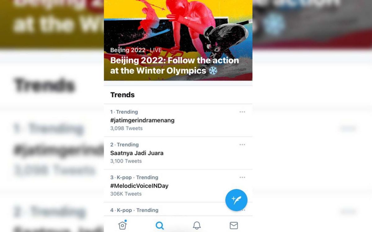 Tangkapan layar Twitter