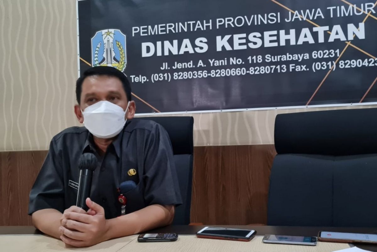 Kepala Dinas Kesehatan Provinsi Jawa Timur, Dr Erwin Astha Triyono.