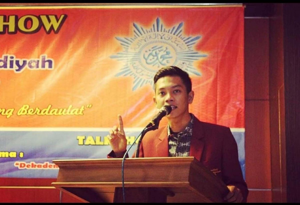 Ketua Umum DPD Ikatan Mahasiswa Muhammadiyah (IMM) Jatim, Andreas Susanto (Foto: Dok. IMM Jatim)