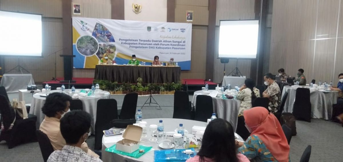 Lokakarya Pengelolaan Terpadu Daerah Aliran Sungai di Kabupaten Pasuruan. (Foto: panitia for jatimnow.com)