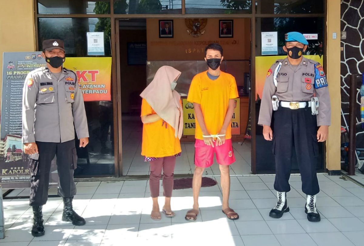 Pasutri Spesialis Maling Rumah Kosong di Gresik Diringkus Polisi