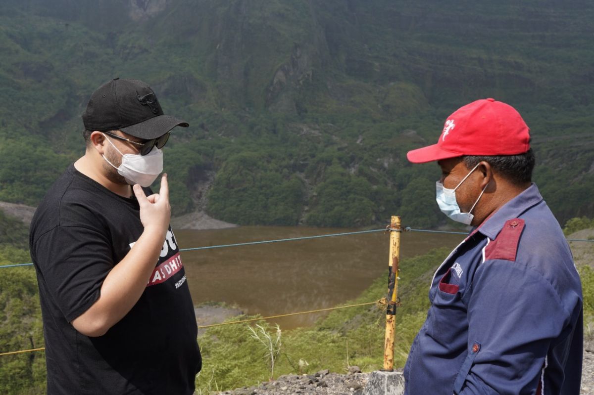 Peringati Sewindu Letusan Gunung Kelud, Mas Dhito Minta Warga Tak Termakan Hoax