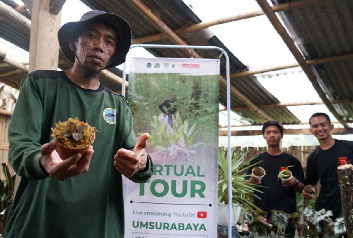 Anggrek Virtual Tour.(Foto: Fahrizal Tito/jatimnow.com)