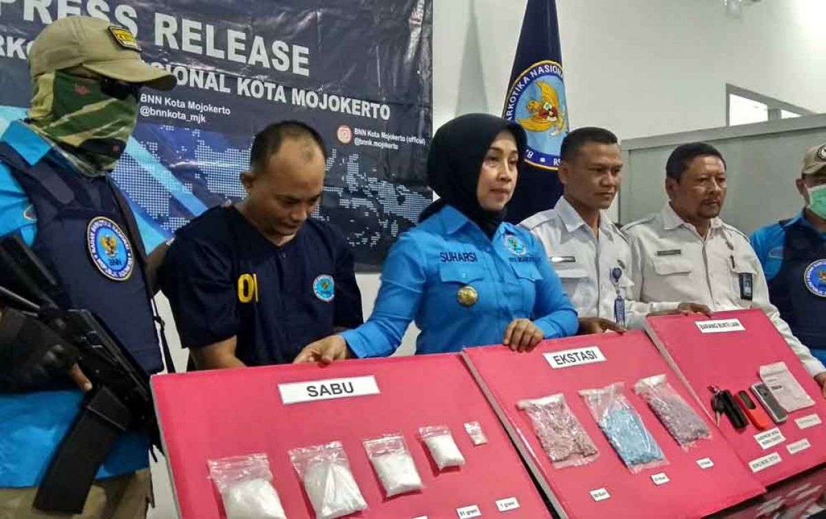 Kepala BNNK Mojokerto AKBP Suharsi. (Foto: Dok. jatimnow.com)