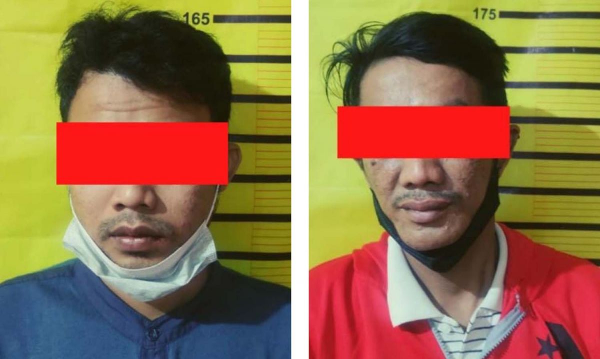 Kolase dua bersaudara yang hendak pesta sabu (Foto: Unit Reskrim Polsek Tambaksari)