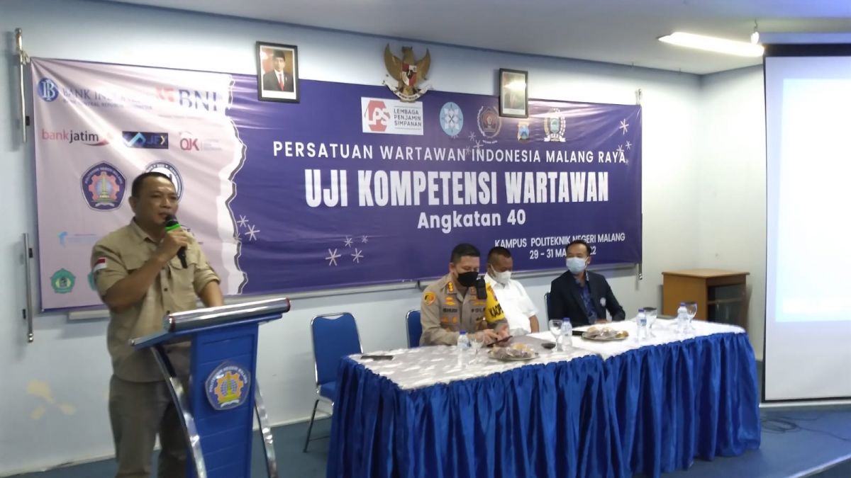 Puluhan Jurnalis dari Berbagai Daerah Ikuti UKW PWI Malang Raya