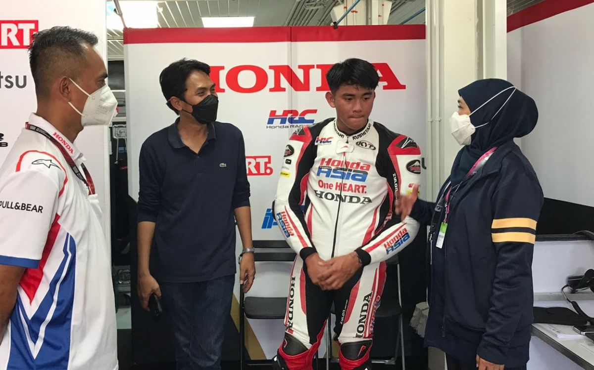 Mario Aji Finish Urutan 14 di Moto3 GP Mandalika, Gubernur Khofifah: Kami Bangga