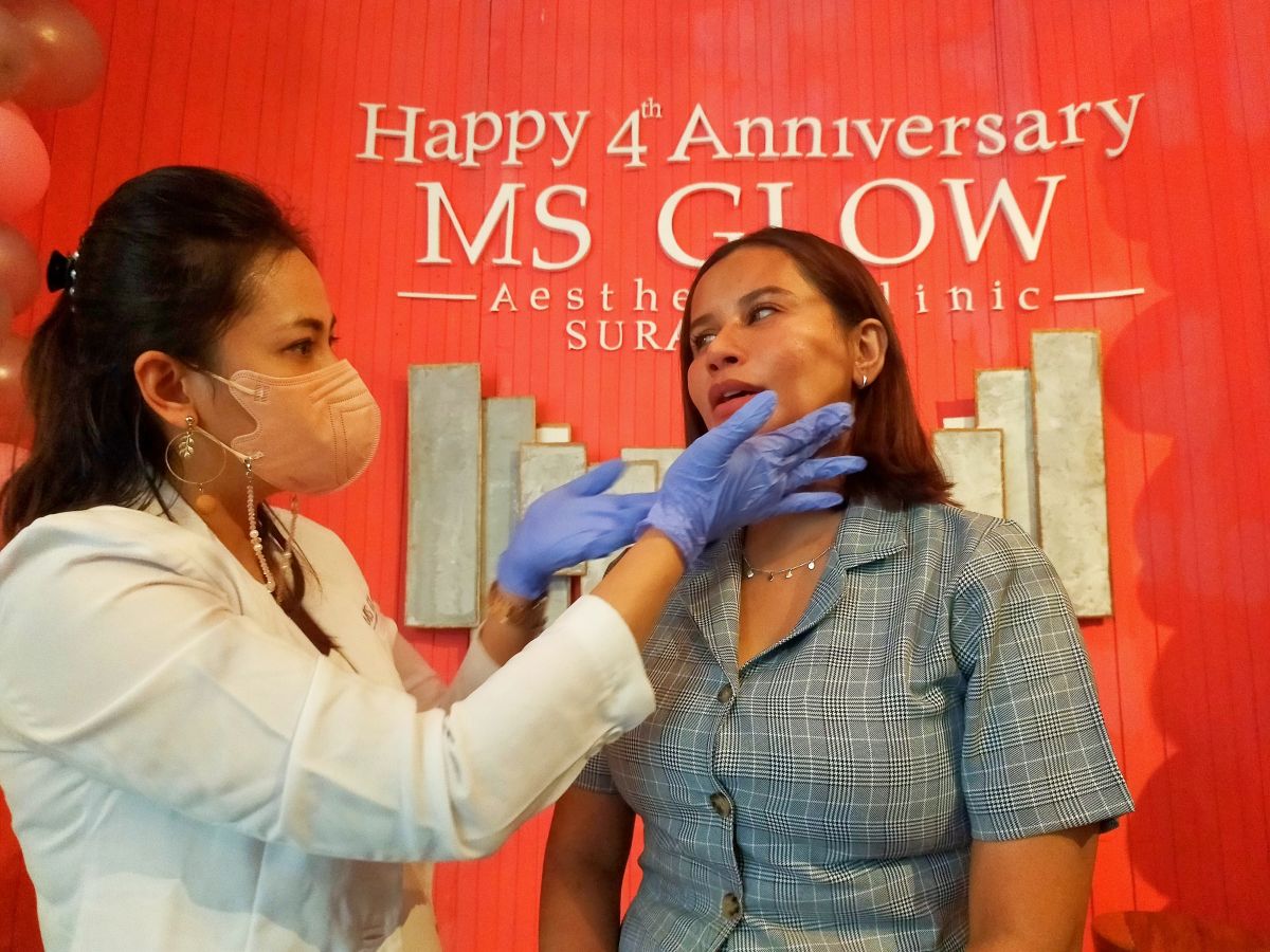 MS Glow Surabaya luncurkan Pico Way dalam perayaan anniversary ke-4. (Foto: Farizal Tito/jatimnow.com)