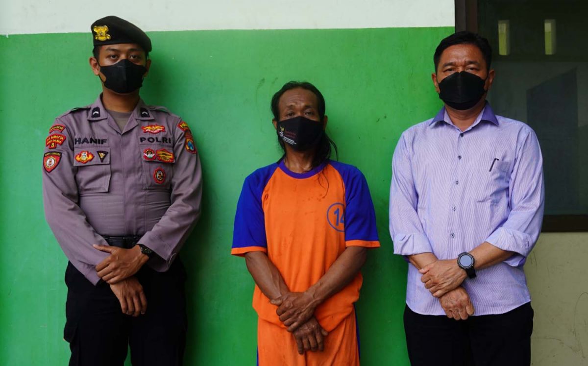 Tampang pelaku perusakan fasilitas umum milik Pemkab Jombang (Foto: Humas Polres Jombang)